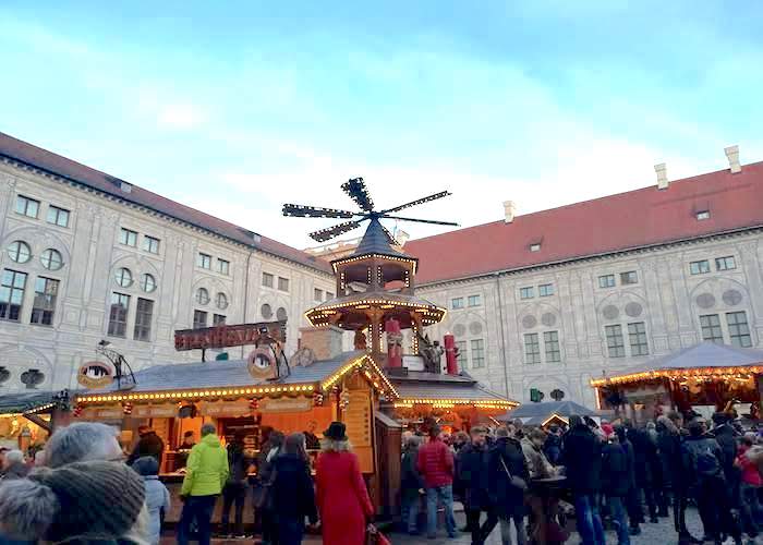 A road trip through Europe Residenz Christmas Market Munich Germany