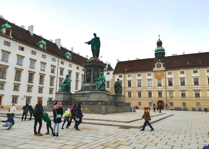 Day trips from Salzburg, Austria Hofburg Palace Vienna statues