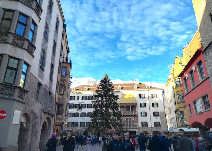 Day trips from Salzburg, Austria Innsbruck Christmas tree