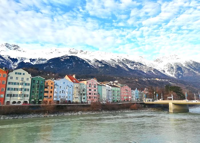 Day trips from Salzburg, Austria Innsbruck colourful houses