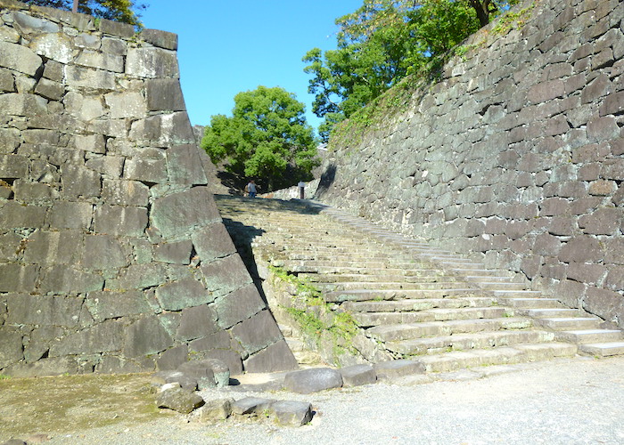 Fukuoka Travel Guide What to do in Fukuoka Japan Kumamoto Castle staircase