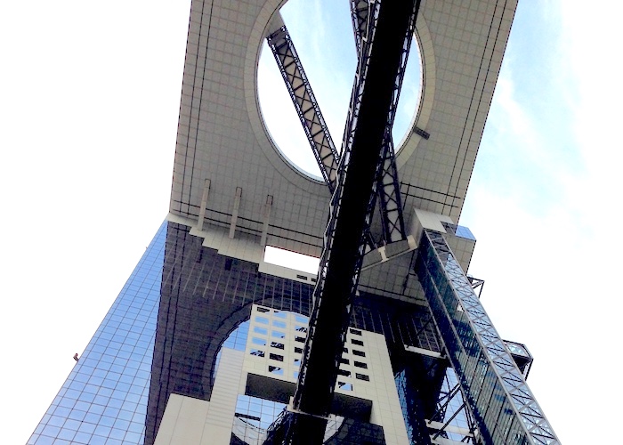 Osaka Travel Guide: What to do in Osaka, Japan Umeda Sky Building view from the street
