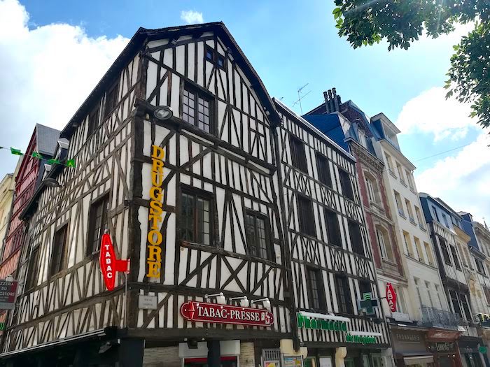 Rouen Travel Guide What to do in Rouen, France Old Market Square timber framed house