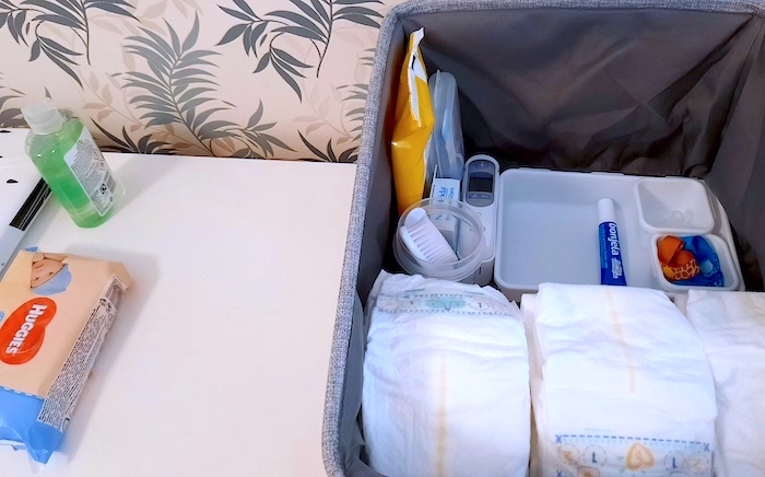 How to organise baby clothes baby change station organisation