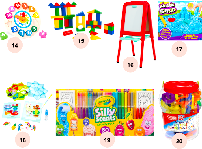 Christmas gift ideas for 3-4 year olds 14-20
