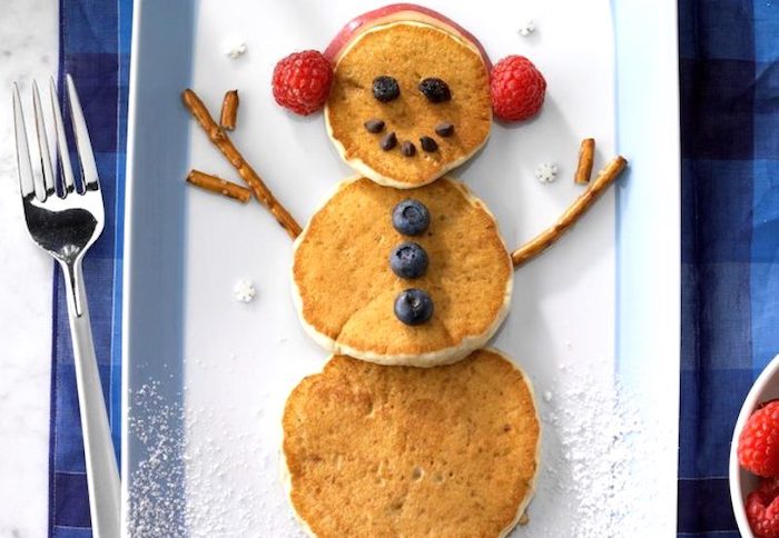 10 fun Christmas recipes for kids Banana Pancake Snowman
