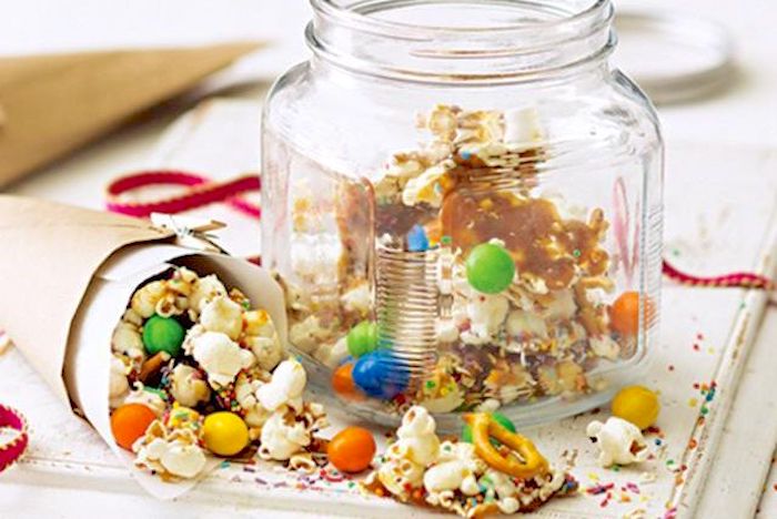 10 fun Christmas recipes for kids Christmas Funfetti Popcorn with Honey Butter Toffee