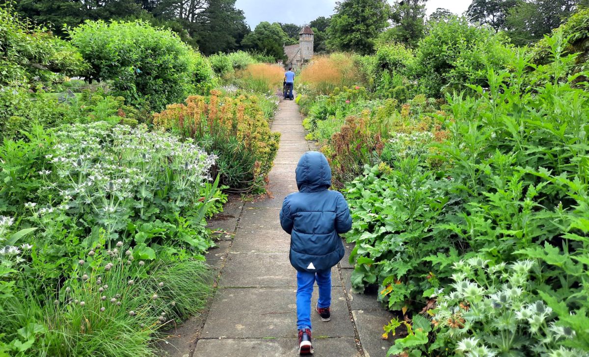 A day out at Hinton Ampner National Trust kid friendly gardens