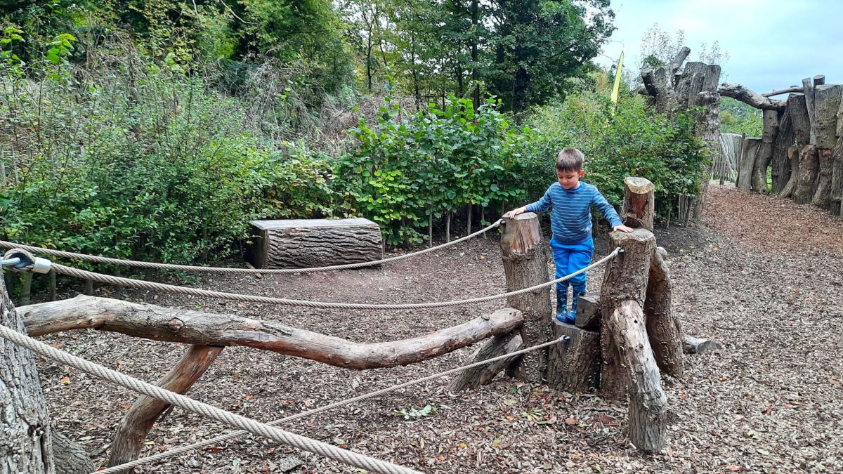 A day out at Hughenden, National Trust Woodland Play Area for children