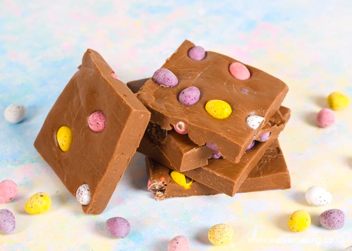 5 easy Easter recipes for kids Milk Chocolate Mini Egg Fudge Recipe