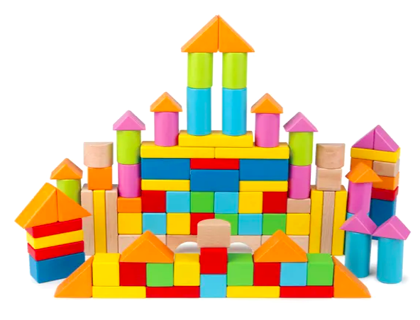 Gift ideas for 2 year old boys Hape Wonderful Beech Wood Building Blocks