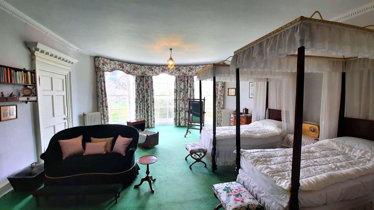 Greys Court National Trust house bedroom
