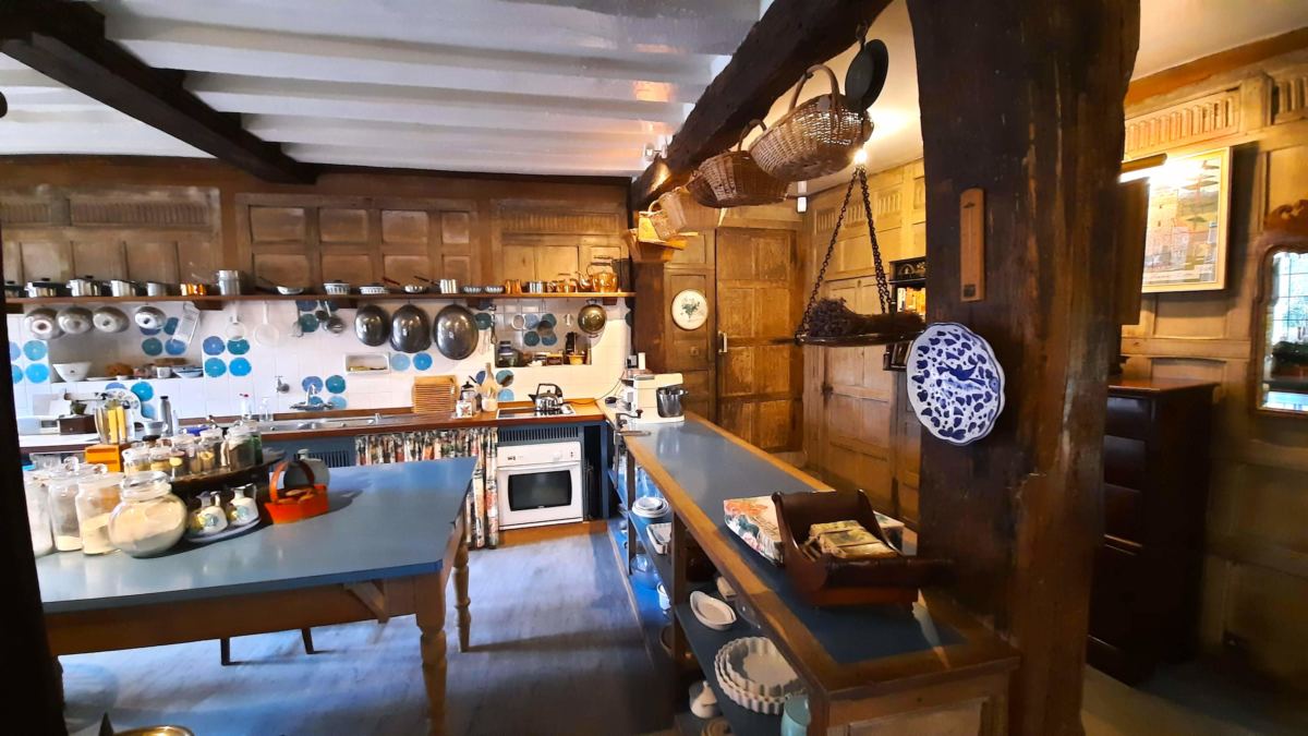 Greys Court National Trust house kitchen