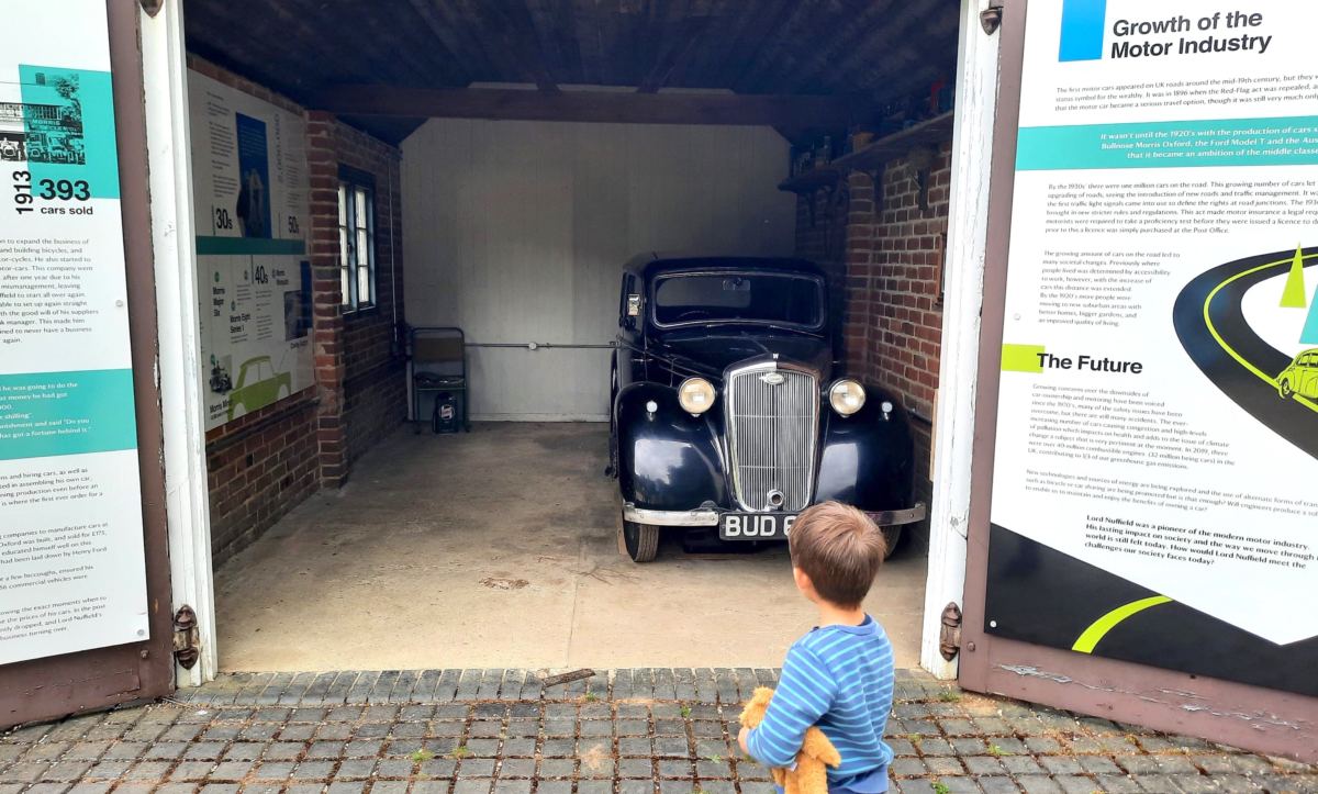 Nuffield Place, National Trust car garages