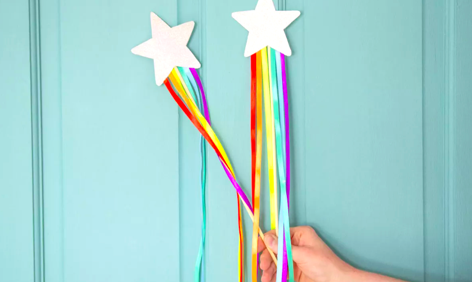 10 easy arts and crafts activities for kids to do this summer Rainbow Wand