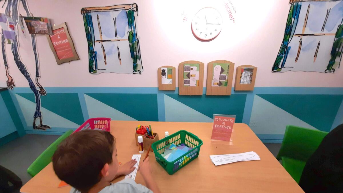 The Roald Dahl Museum and Story Centre Review craft room