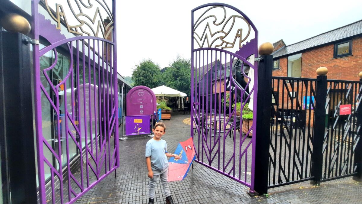 The Roald Dahl Museum and Story Centre Review front gates