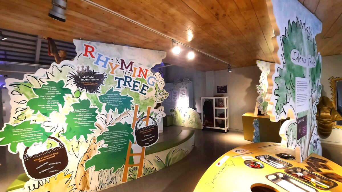 The Roald Dahl Museum and Story Centre Review rhyming corner