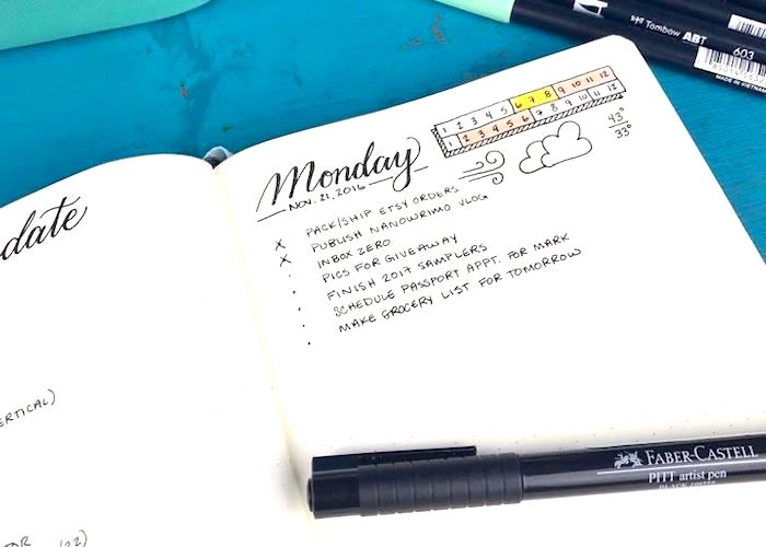 The complete guide to starting and setting up a bullet journal daily log