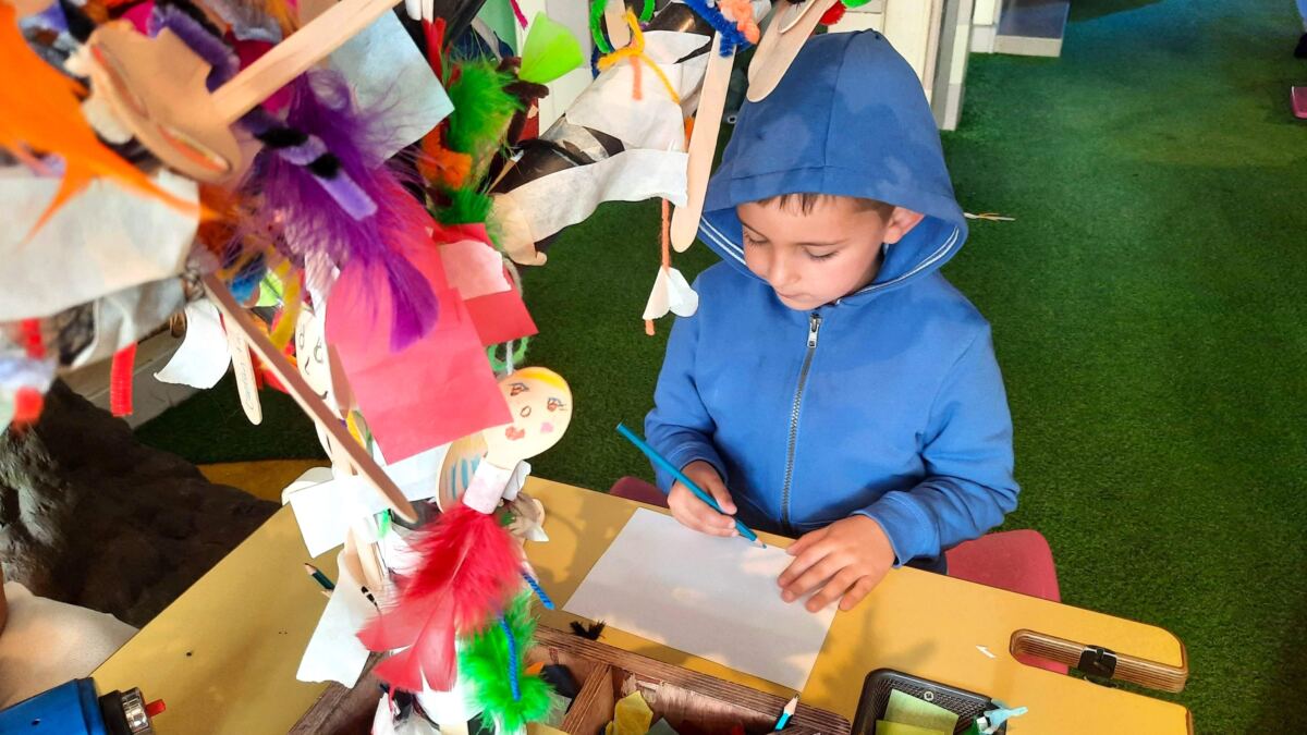 Discover Children's Story Centre Review Story Wolds craft station