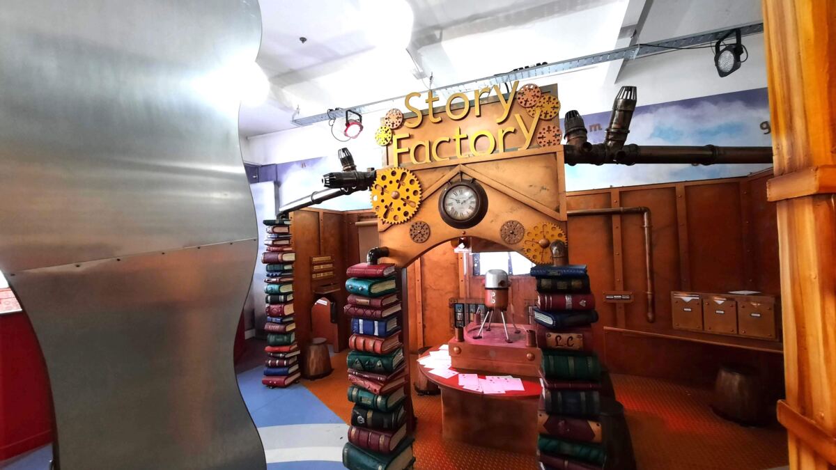 Discover Children's Story Centre Review Story Worlds story factory
