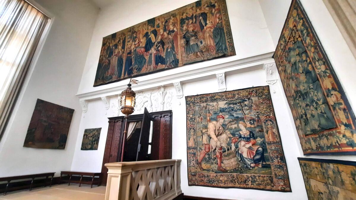 Hardwick Hall, National Trust tapestries and embroideries