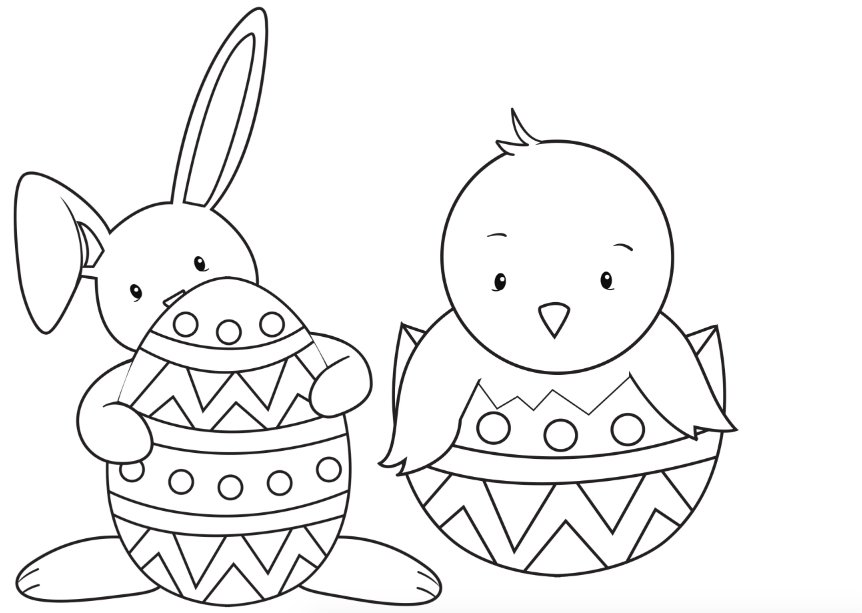 10 easy Easter crafts for kids Easter Colouring Pages