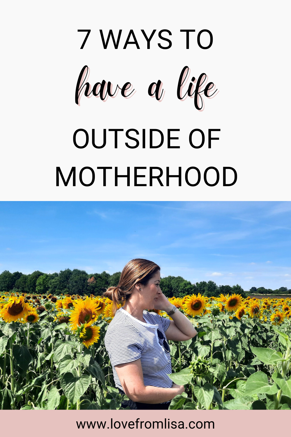 7 ways to have life outside of motherhood so mums can find an identity outside of being a mum, including ways to make time for yourself as a mum a priority.