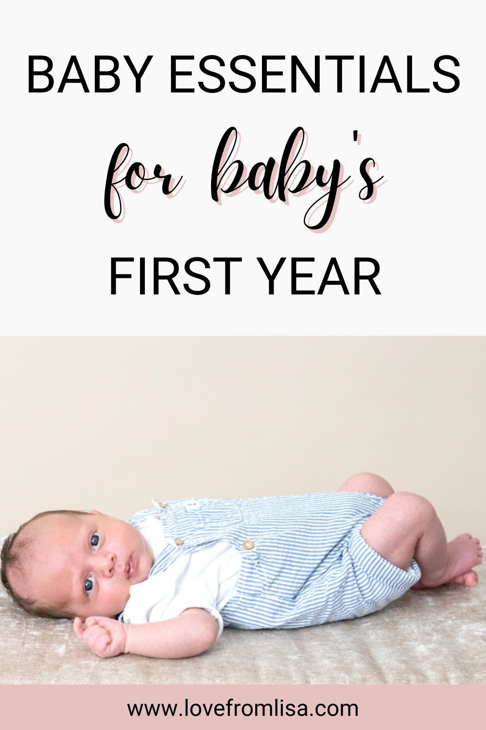 Baby essentials for baby's first year