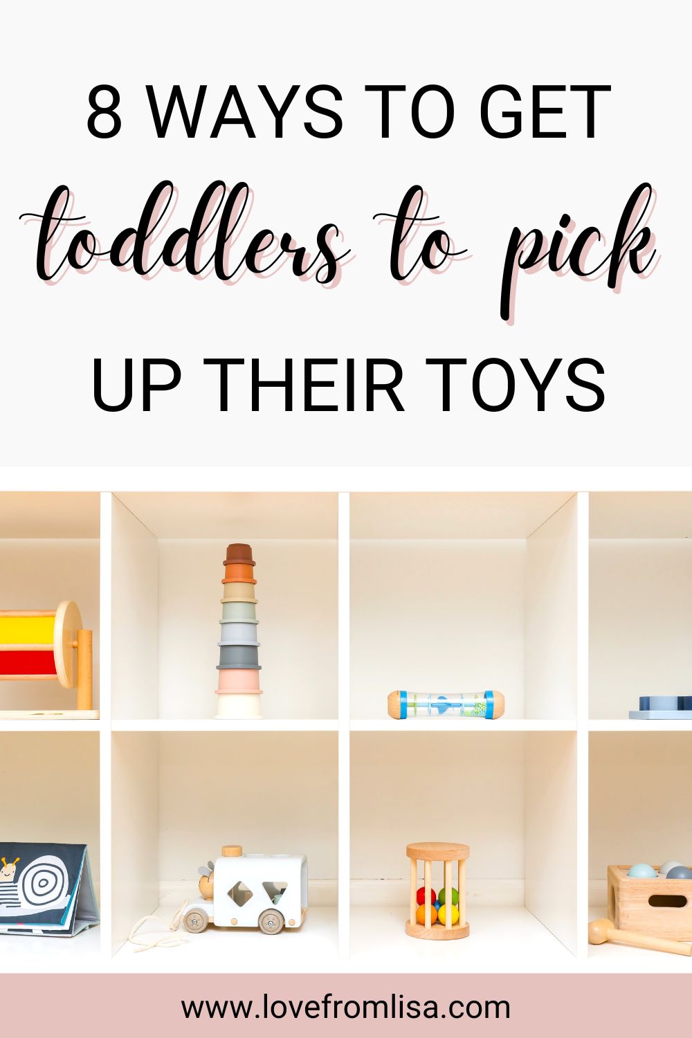 8 ways to get toddlers to pick up their toys Instagram Reel Pinterest