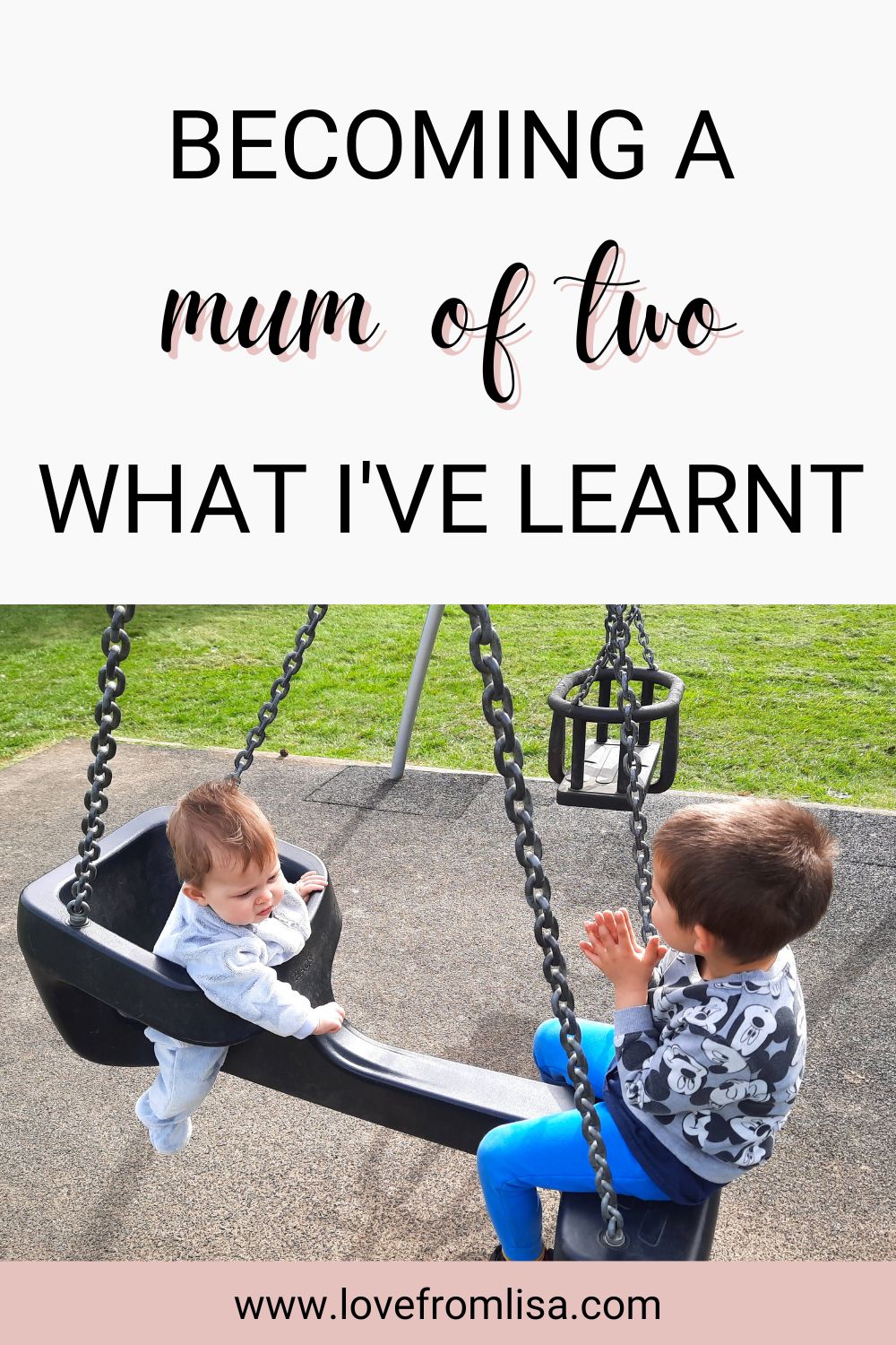 Since becoming a mum of two I’ve learnt a lot, from handling mum guilt, to asking for help. Here are some lessons I’ve learnt from becoming a second time mum.