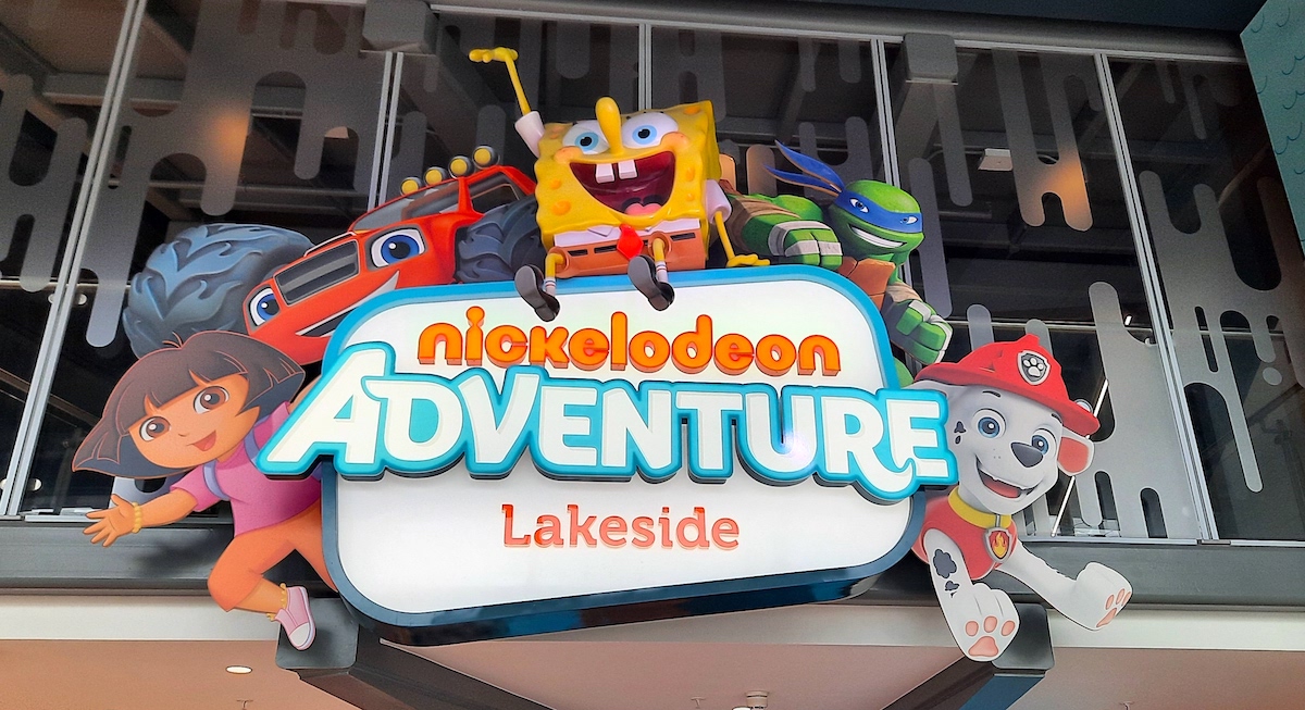 A Nickelodeon Adventure Lakeside review covering things to do, food options, family friendly facilities, opening times, ticket prices, parking, and more.