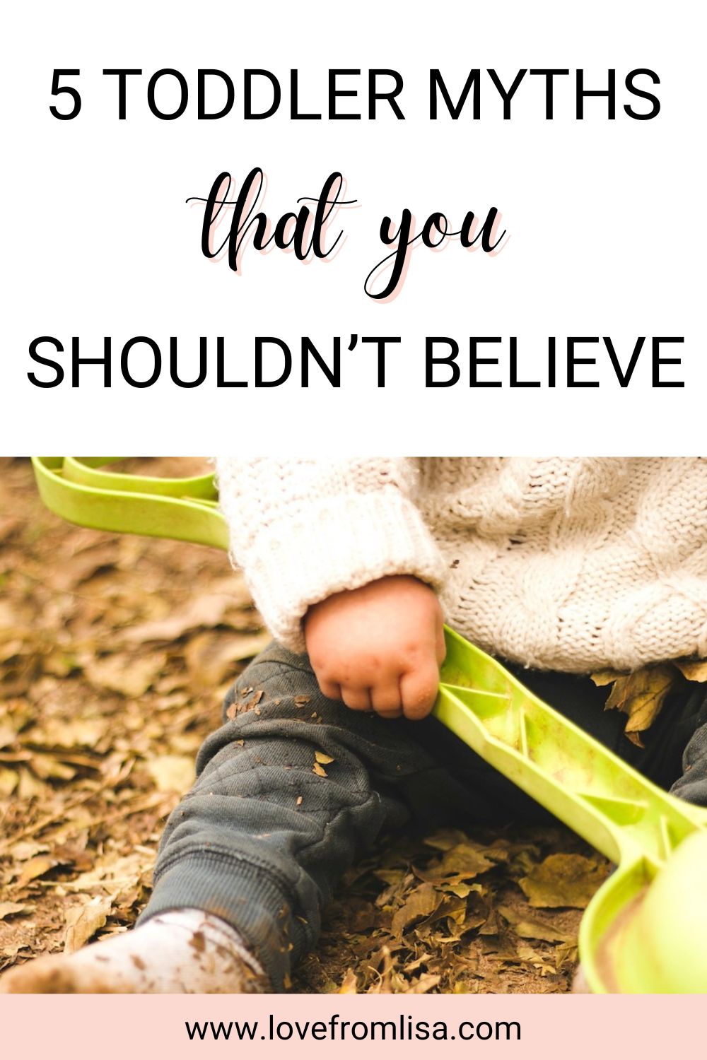 5 toddler myths that you shouldn’t believe Pinterest graphic