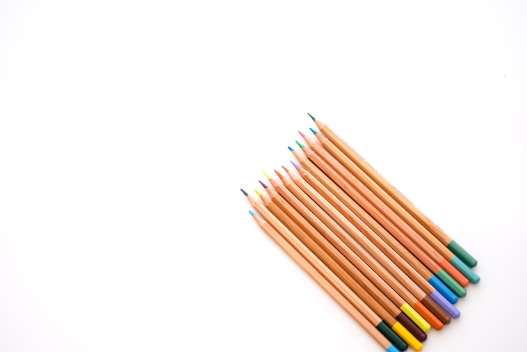 Coloured pencils - school supplies you can buy when making school traditions.