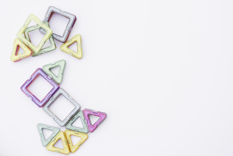 Kid's magnetic shapes - one gift that makes choosing the perfect gift easier.