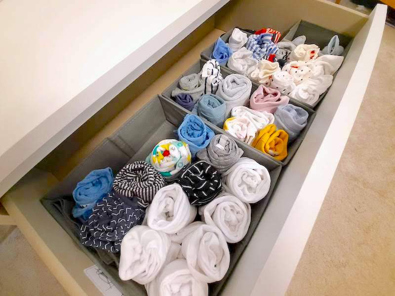 How to organise baby clothes
