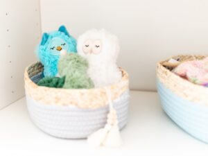 Soft toys - one of many kids stocking stuffer ideas.